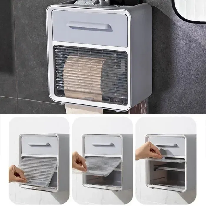 Boîte papier toilette murale moderne
