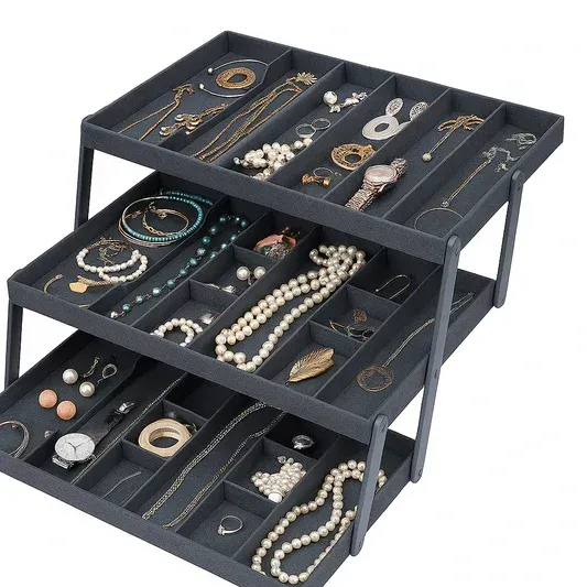 Organiseur bijoux 3 niveaux