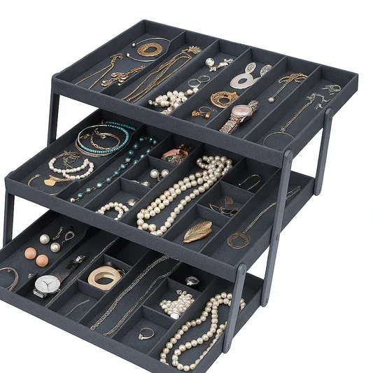 Organiseur bijoux 3 niveaux